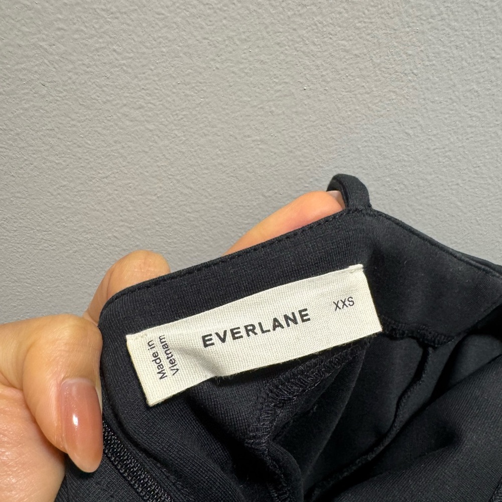 Everlane Black Midi Fit and Flare Dress - XXS - Picture 3 of 3